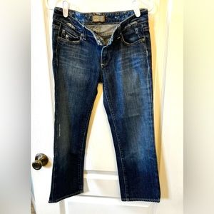 Paige Distressed Capri Jeans